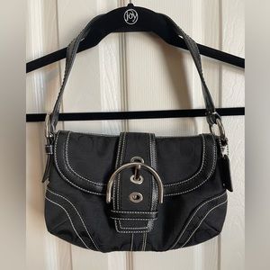 Black Coach Purse - Small Authentic (10”)
